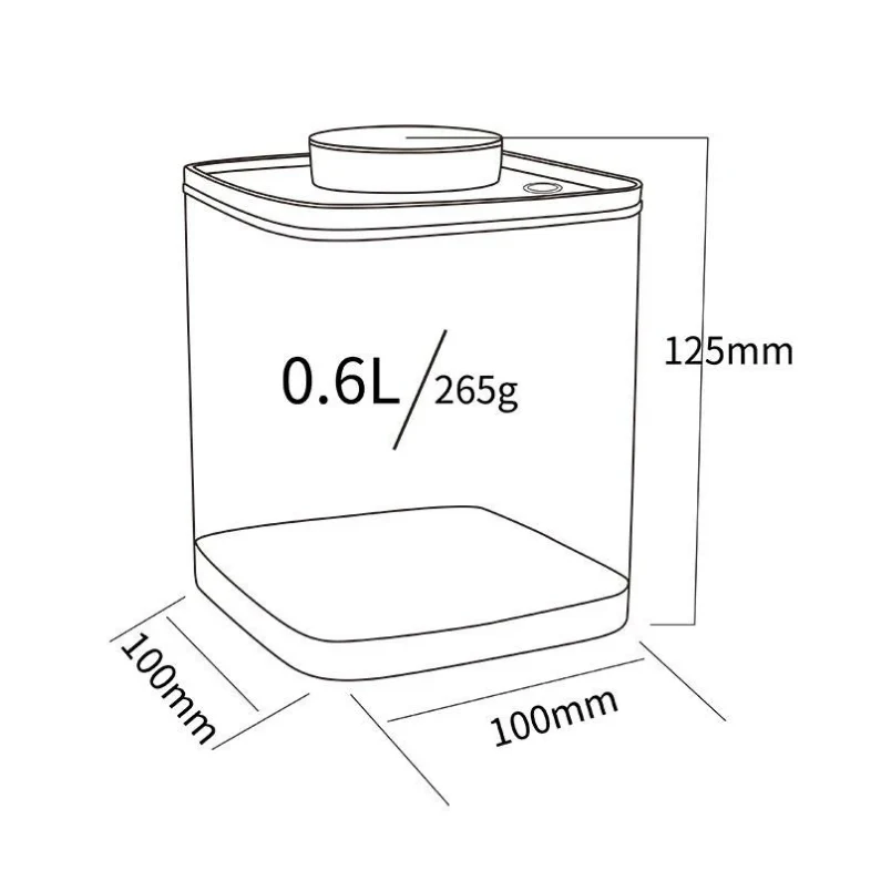 Ankomn - Turn-N-Seal Vacuum container - White - Image 5
