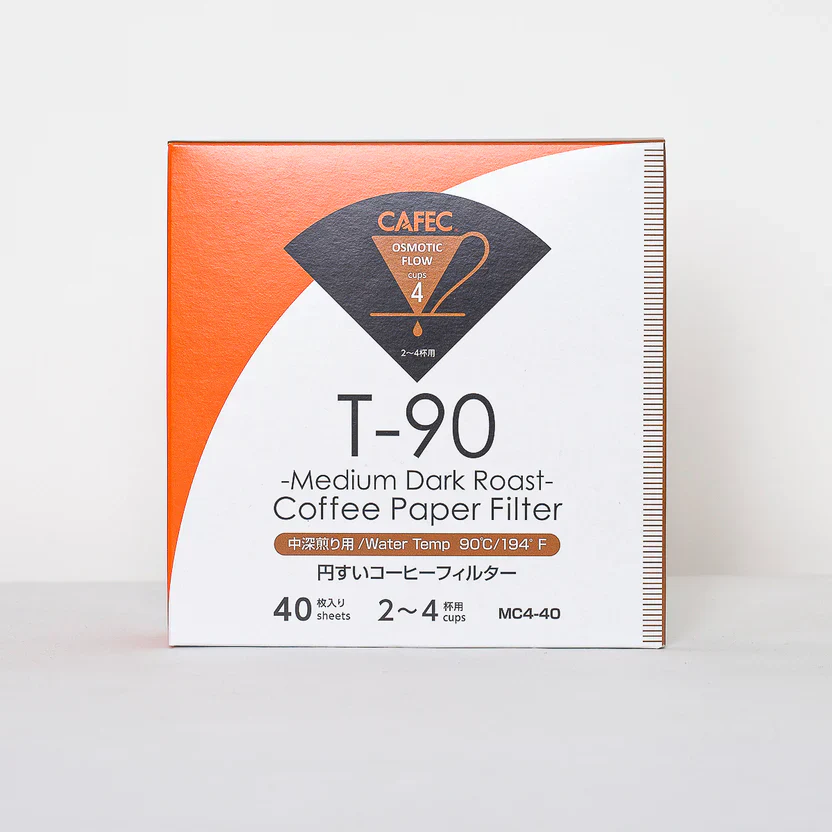 CAFEC - T-90 Medium Roast Coffee Paper Filter (box of 40) - Image 2