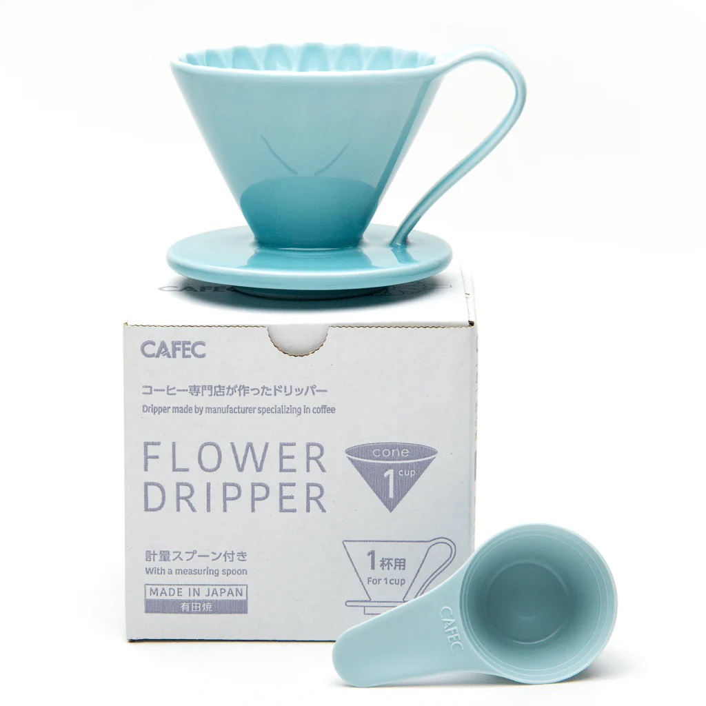 Cafec - Porcelain Flower Dripper 1 cup - Image 9