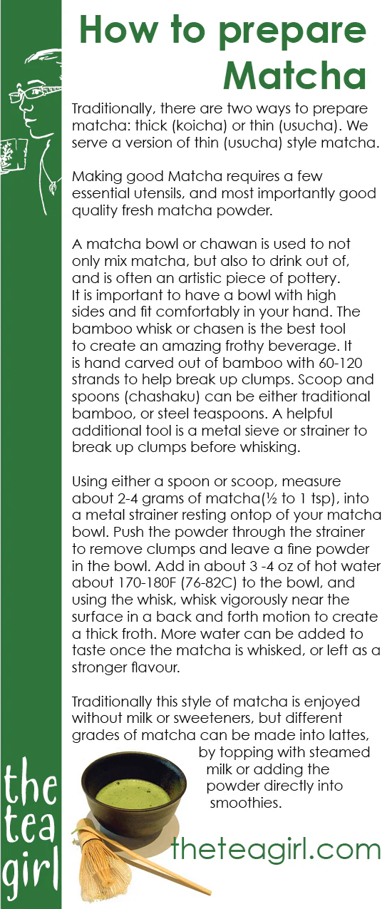 The Tea Girl - Matcha Green Tea Powder | Latte Grade 100g - Image 3