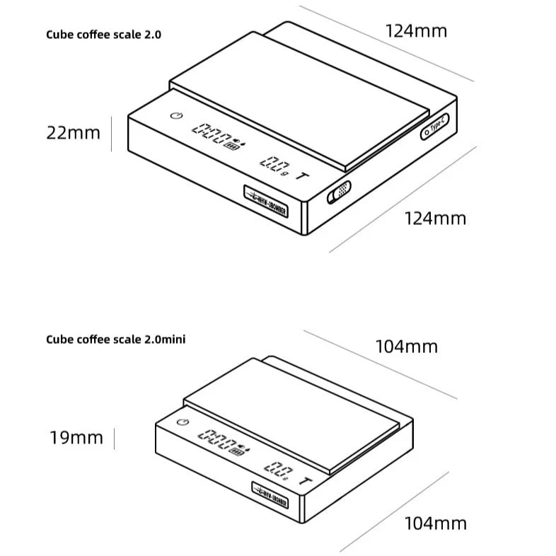 MHW-3BOMBER - Cube Coffee Scale 2.0 - Image 7