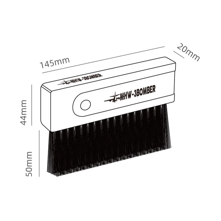 MHW-3BOMBER - Line Brush | Walnut - Image 4