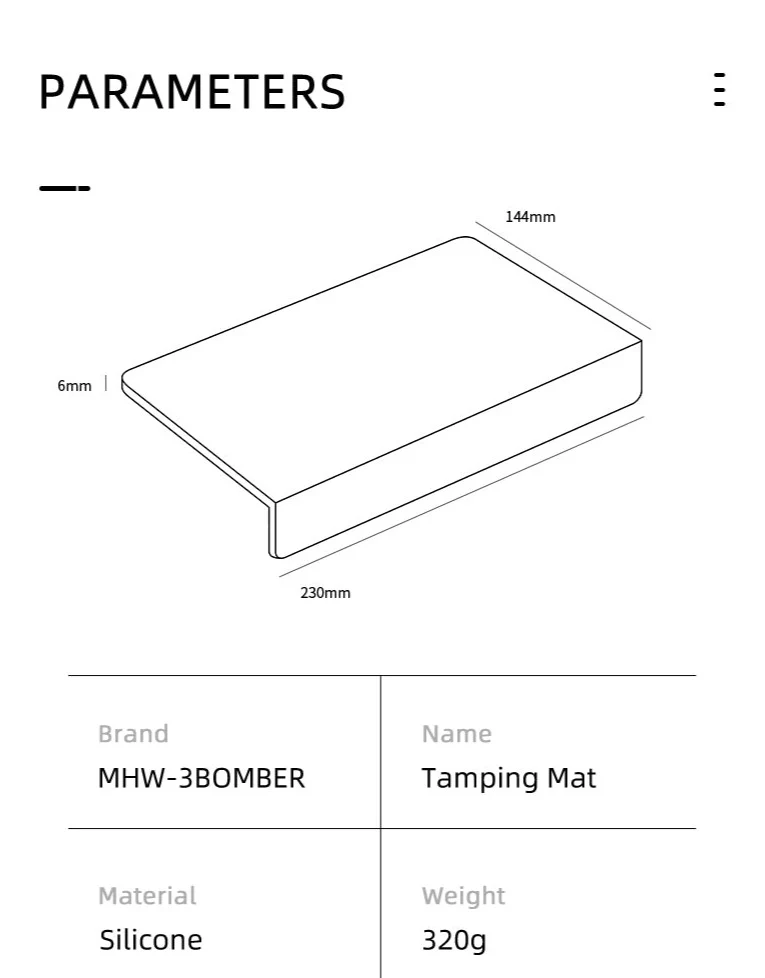 MHW-3BOMBER - Silicone Pad 235x145x6mm - Image 3
