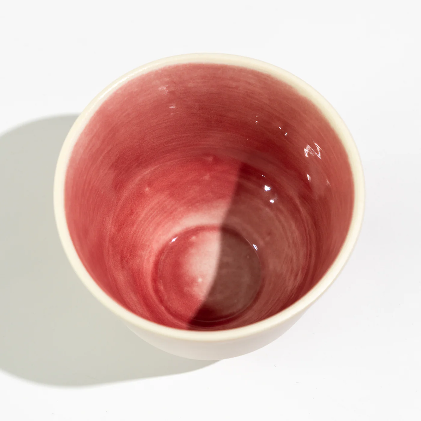 MK Studio - Matte Pink with Glossy Pink Inside | Handmade Porcelain Cup - Image 13