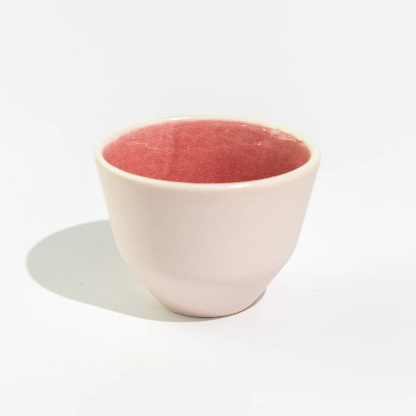 MK Studio - Matte Pink with Glossy Pink Inside | Handmade Porcelain Cup - Image 15