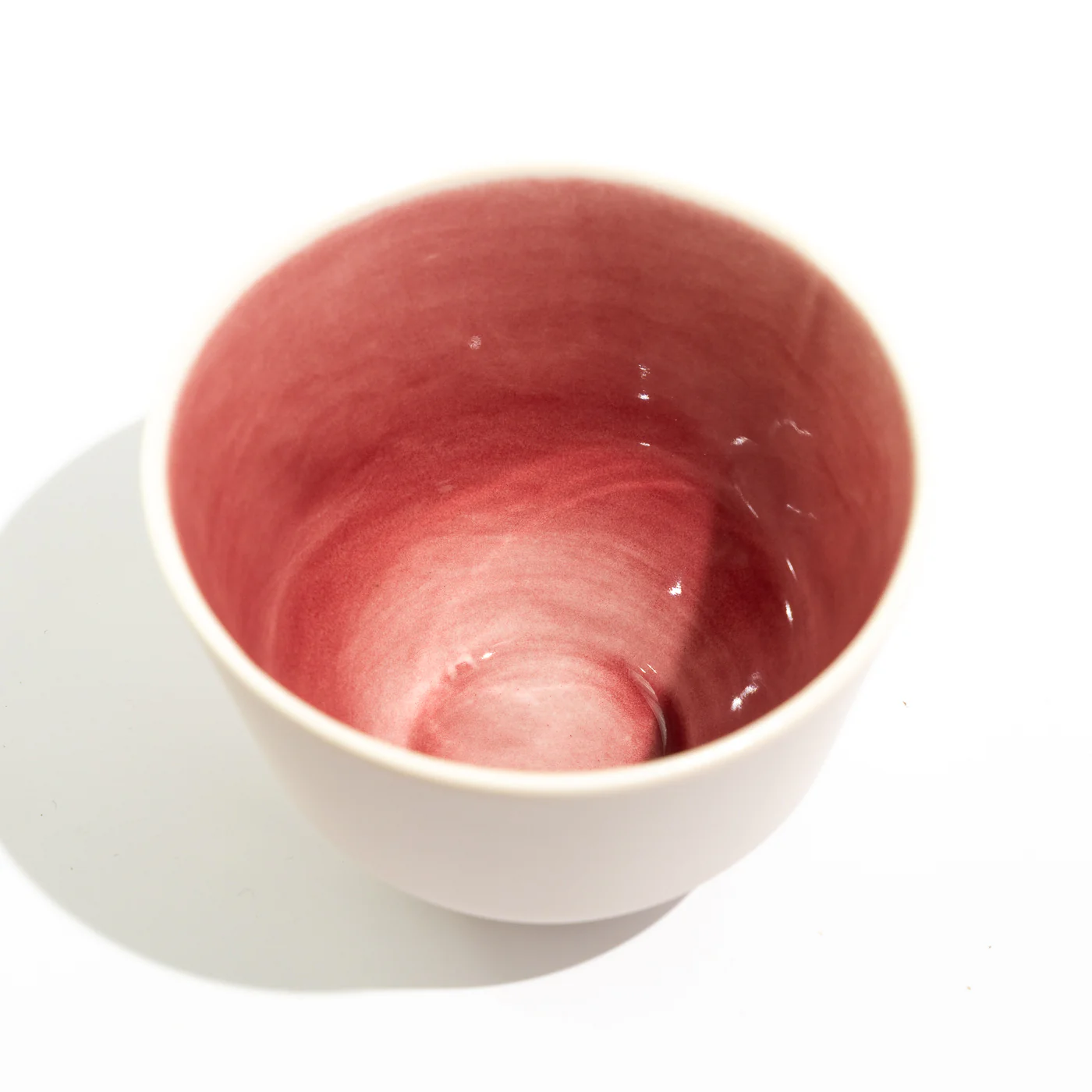 MK Studio - Matte Pink with Glossy Pink Inside | Handmade Porcelain Cup - Image 20