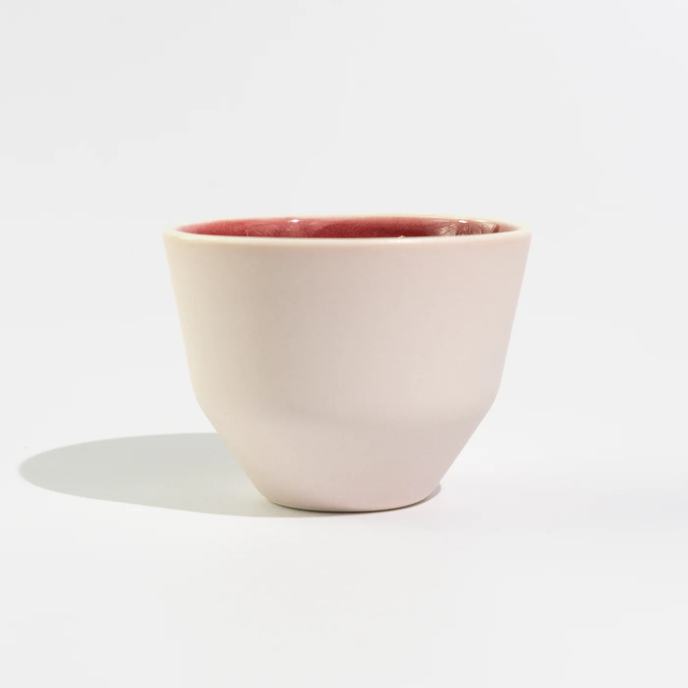 MK Studio - Matte Pink with Glossy Pink Inside | Handmade Porcelain Cup - Image 23