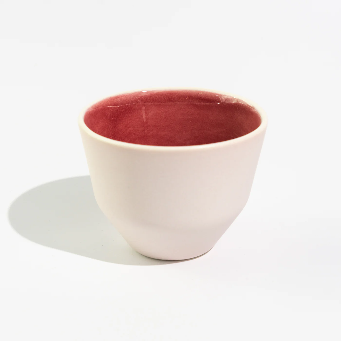MK Studio - Matte Pink with Glossy Pink Inside | Handmade Porcelain Cup - Image 24