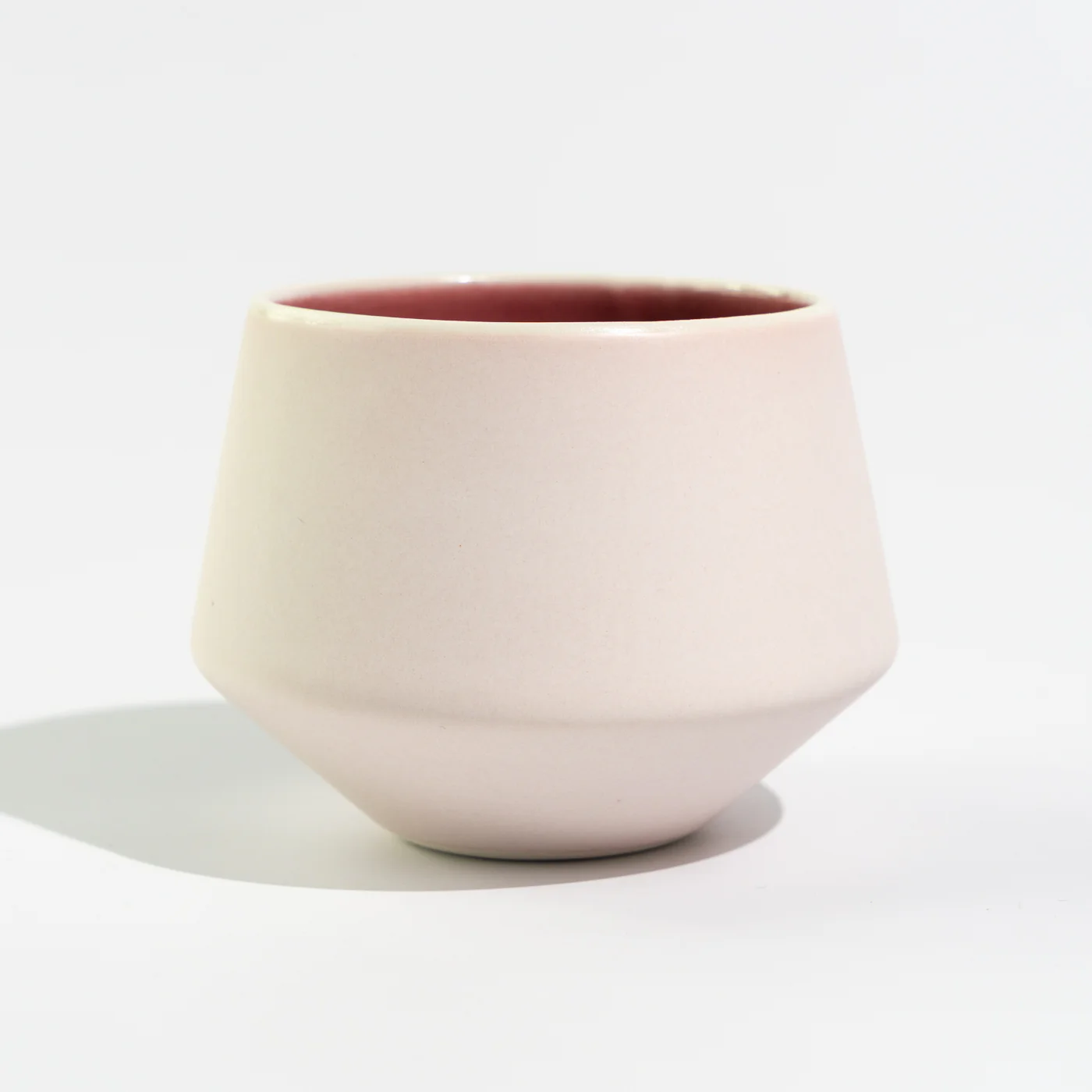 MK Studio - Matte Pink with Glossy Pink Inside | Handmade Porcelain Cup - Image 30