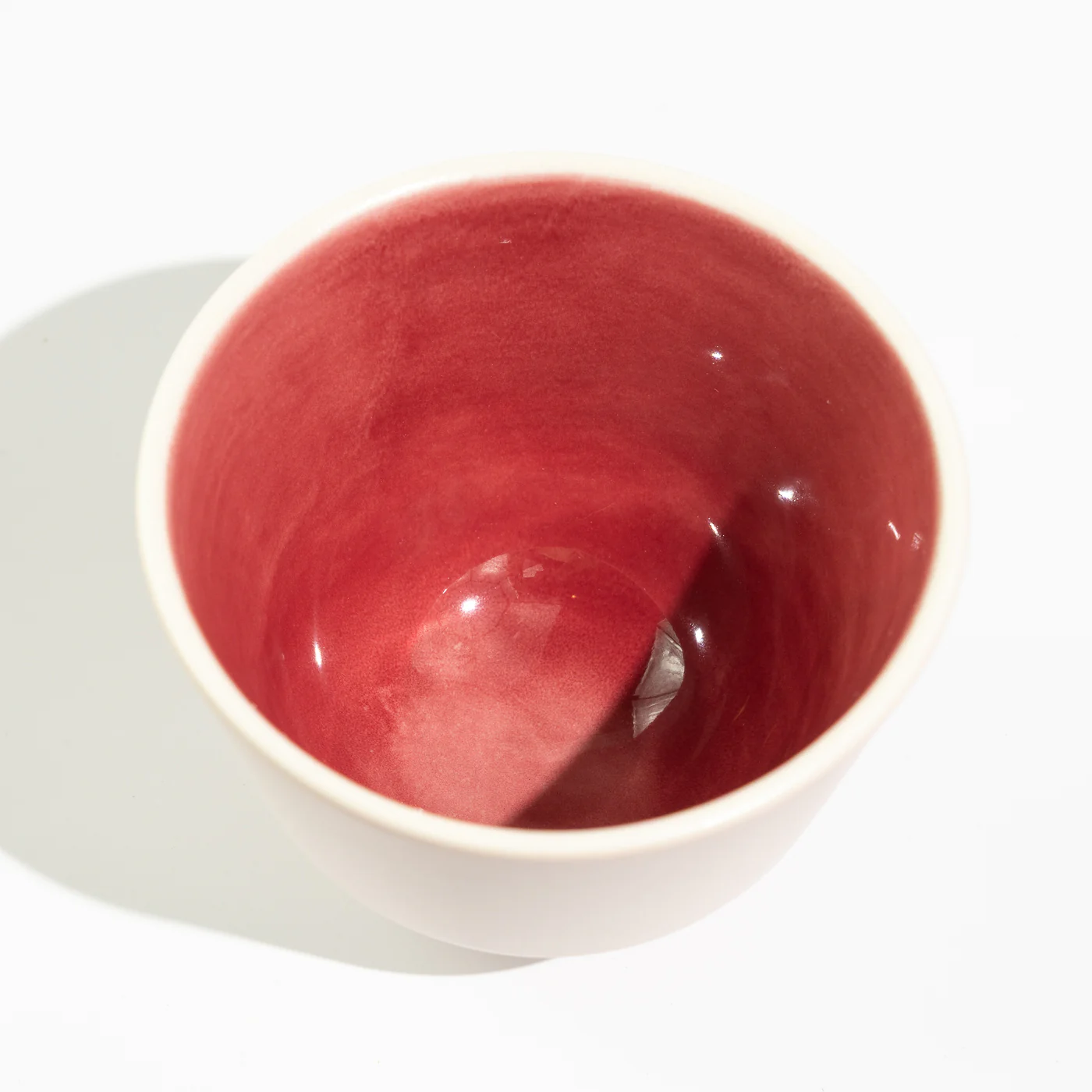 MK Studio - Matte Pink with Glossy Pink Inside | Handmade Porcelain Cup - Image 7