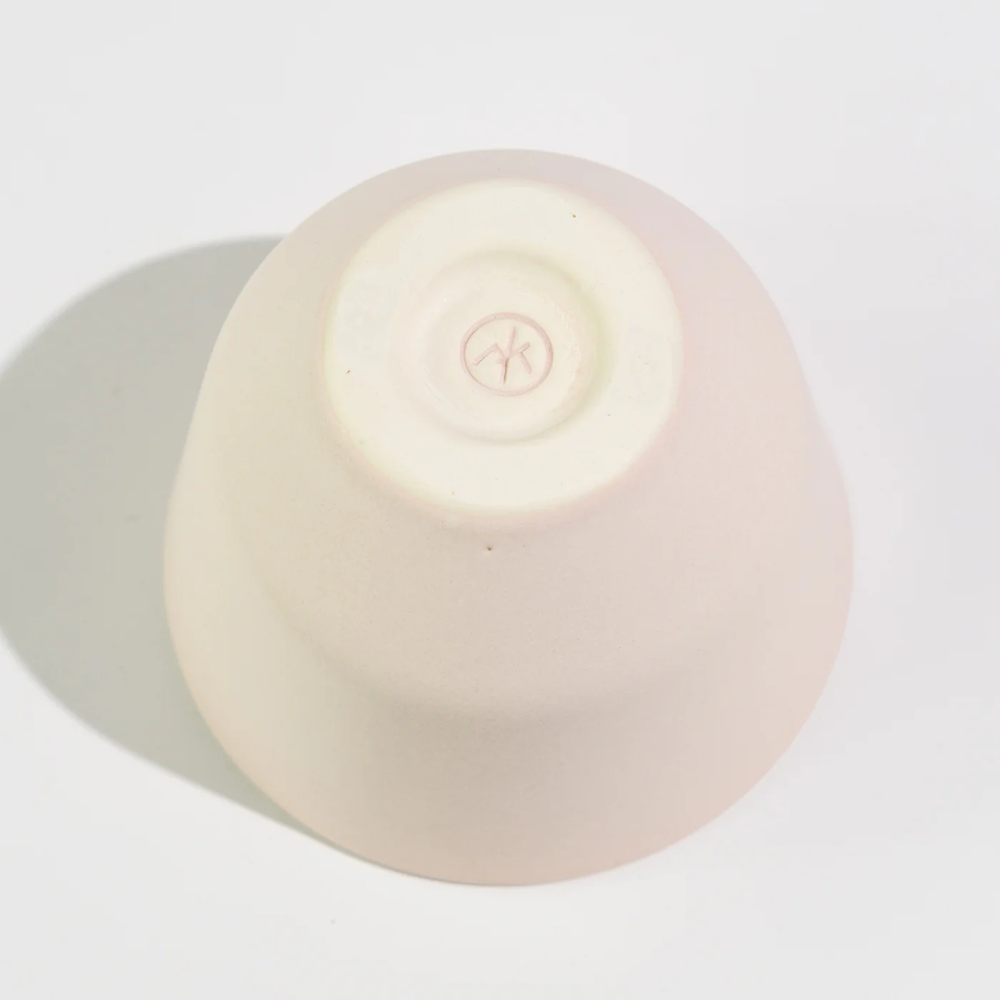 MK Studio - Matte Pink with Glossy Pink Inside | Handmade Porcelain Cup - Image 8