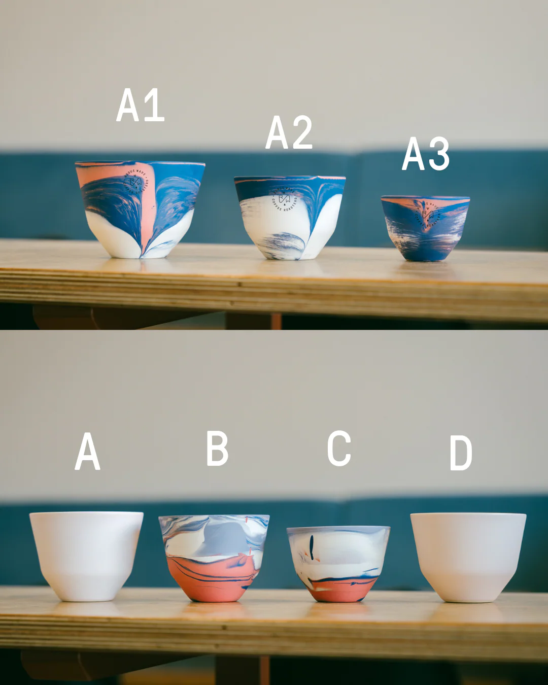 MK Studio x Rogue Wave Coffee - Mix Wave | Handmade Porcelain Cup - Image 3