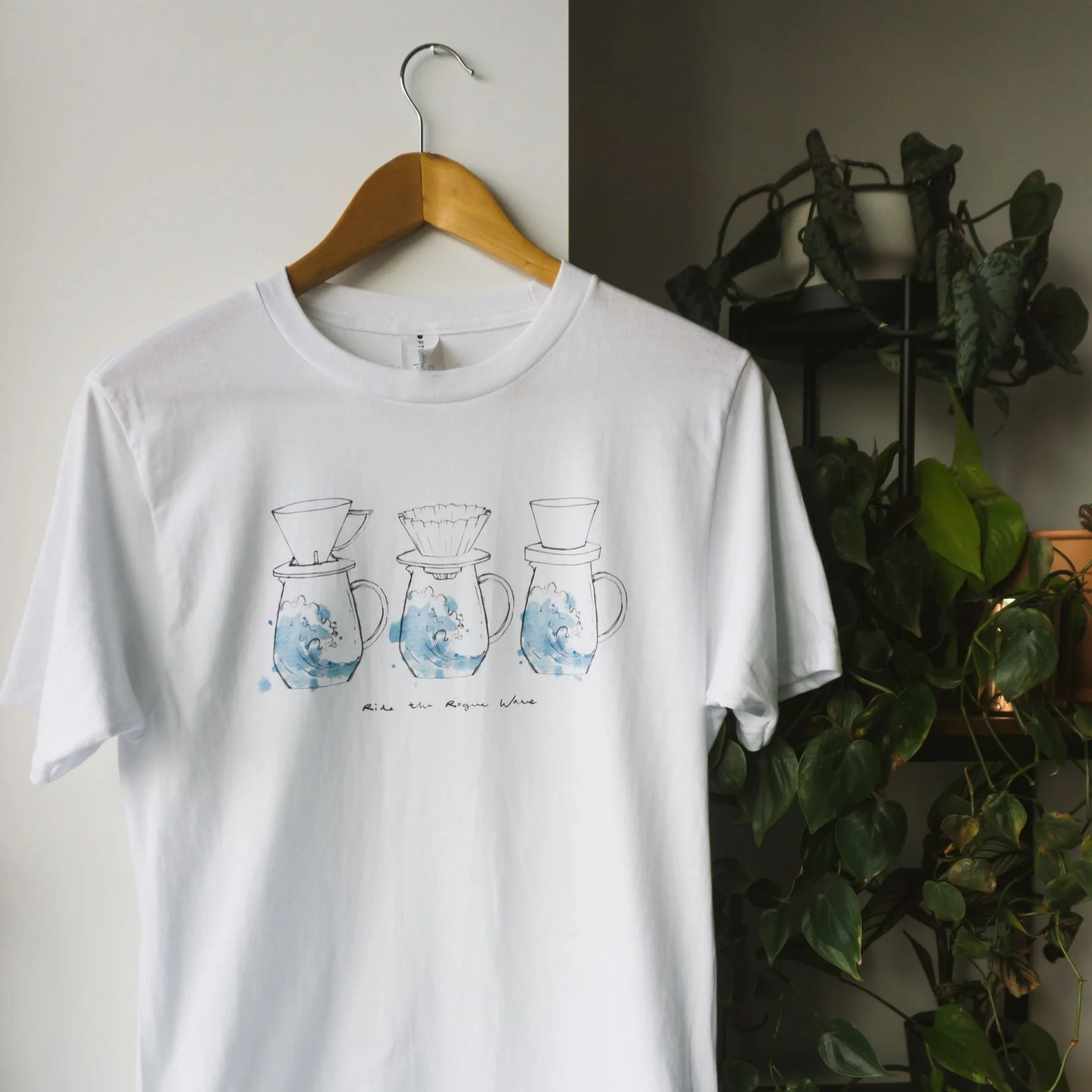 Rogue Wave Coffee - V2 Brewing Flight T-Shirt - Image 2